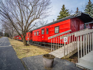 End of the Line CaBoose 301 E Townline 29 in Lake Geneva wi. List Price: $120,000